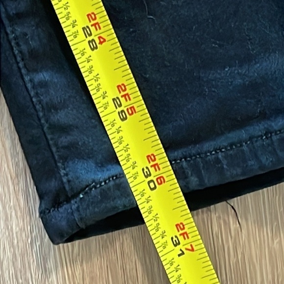 Agolde Women’s Sophie Jeans Size 30 Black Cotton Spandex Distressed Whimsigoth - Picture 16 of 17